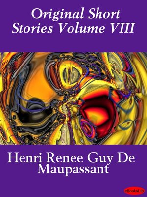cover image of Original Short Stories, Volume VIII
